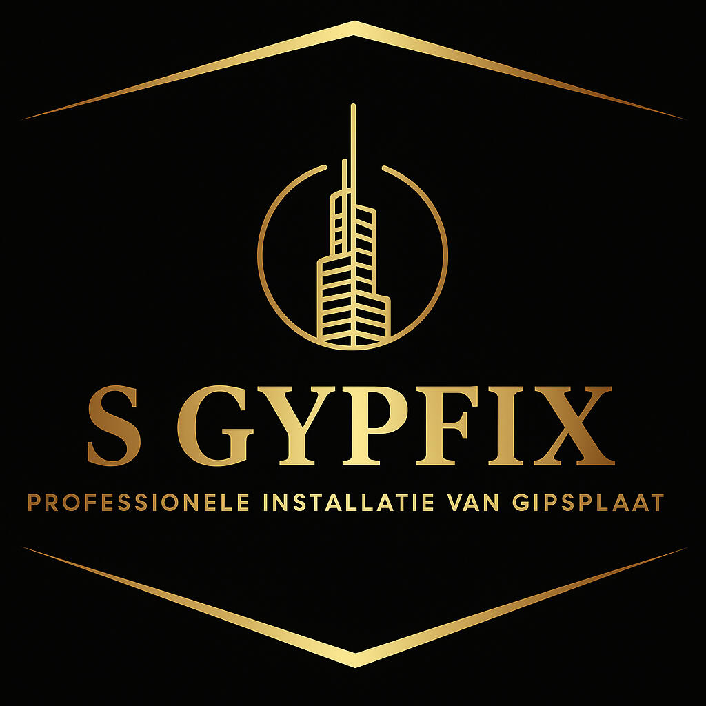 Logo S GYPFIX — professionele gipsplaatwerken S GYPFIX logo - specialist in gipsplaten plafonds en wanden in Vlaanderen, Gent, Brugge, Aalter