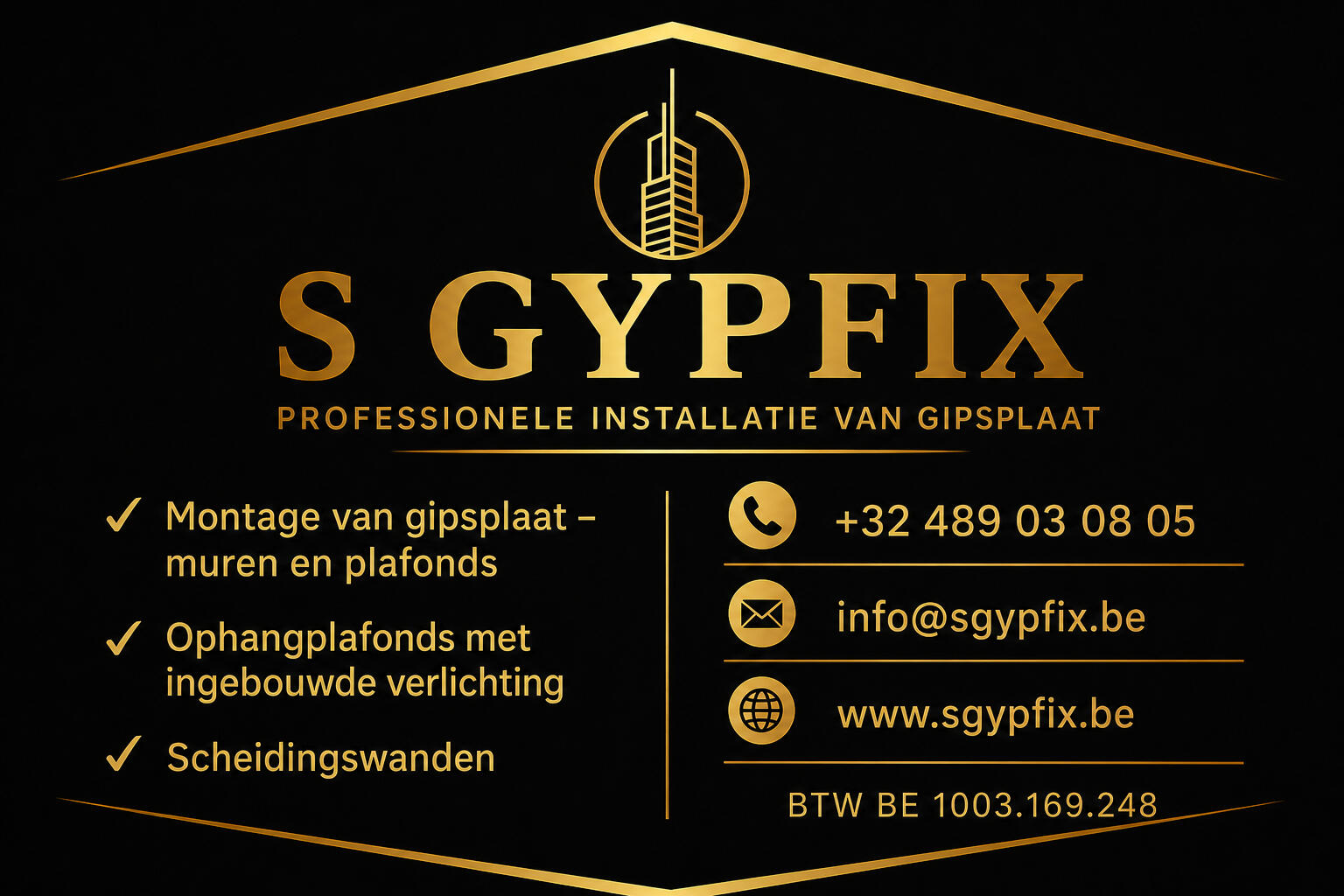 S GYPFIX contactgegevens — gipsplaten specialist Vlaanderen